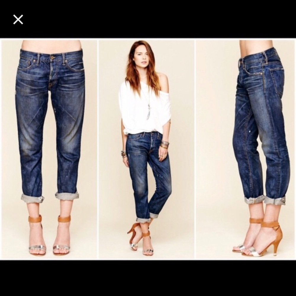 NSF Straight Slouch Boyfriend Jeans